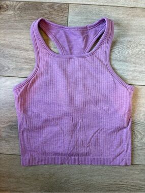 Lululemon Cropped Ebb to Street Tank Rose
